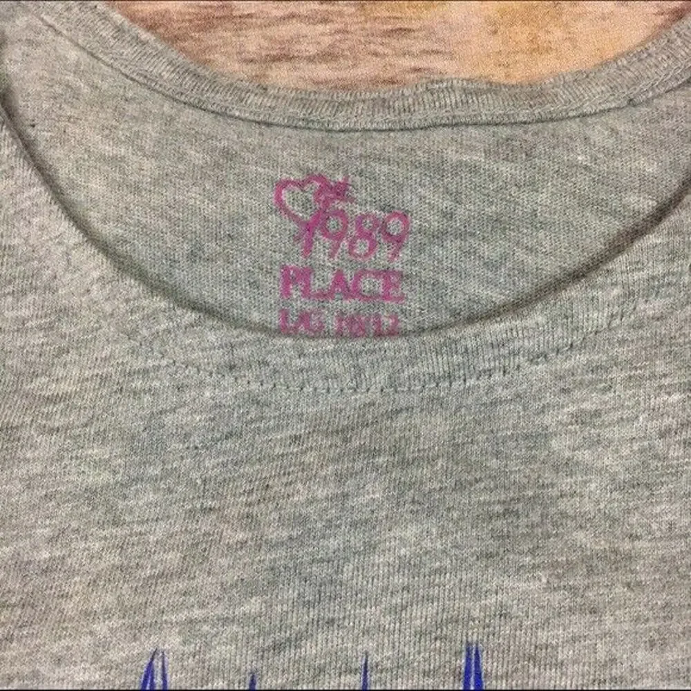 Children's Place‎ Girls Tank Top 10 12 Gray Tank Ribbon Friendship Bracelet NEW